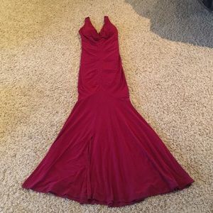 Red prom dress